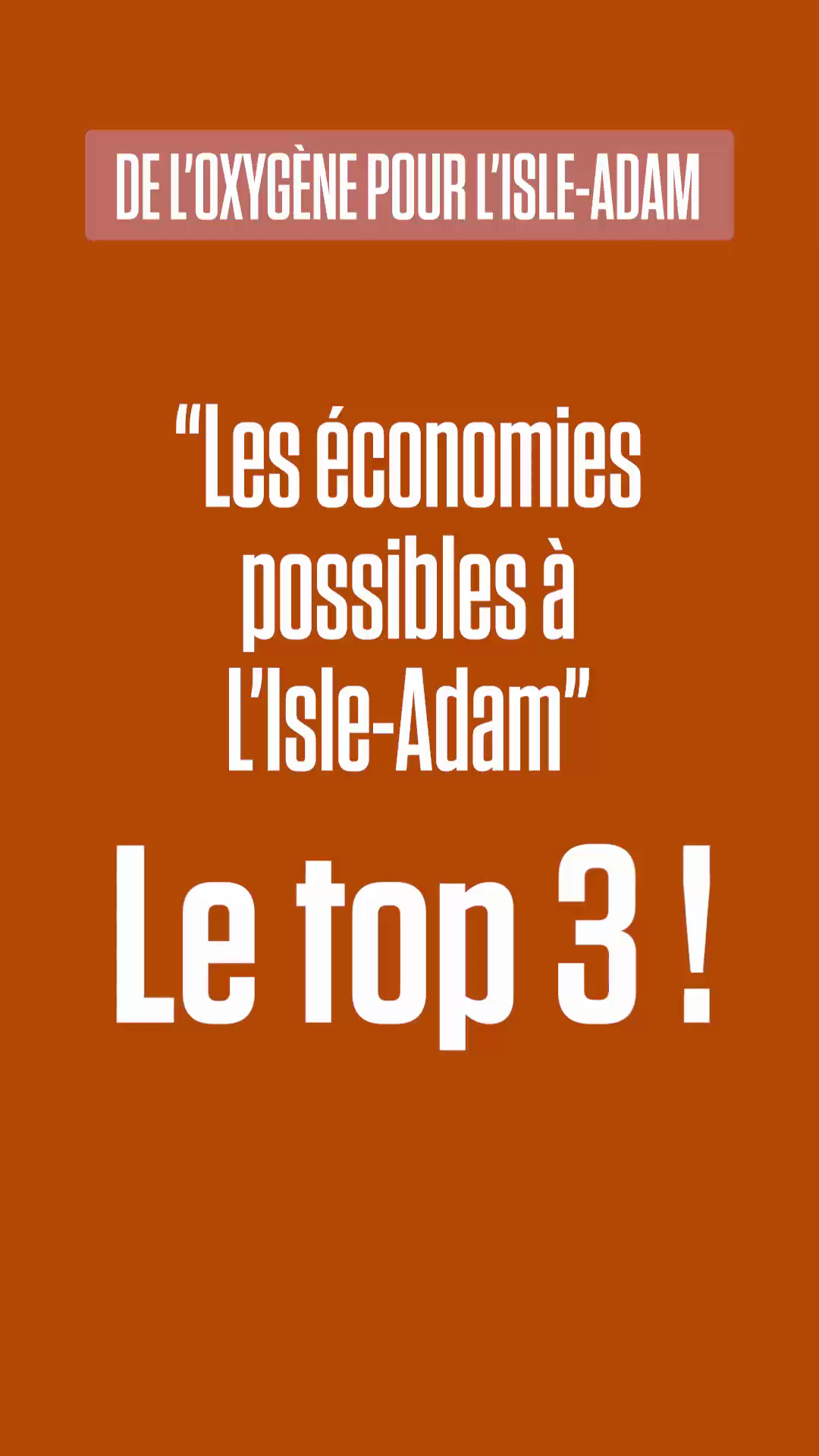 Top 3 des économies possibles !
