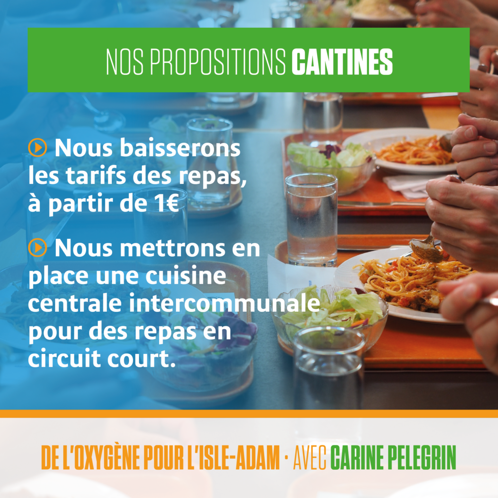 À l&rsquo;Isle-Adam, des cantines à partir de 1 euro