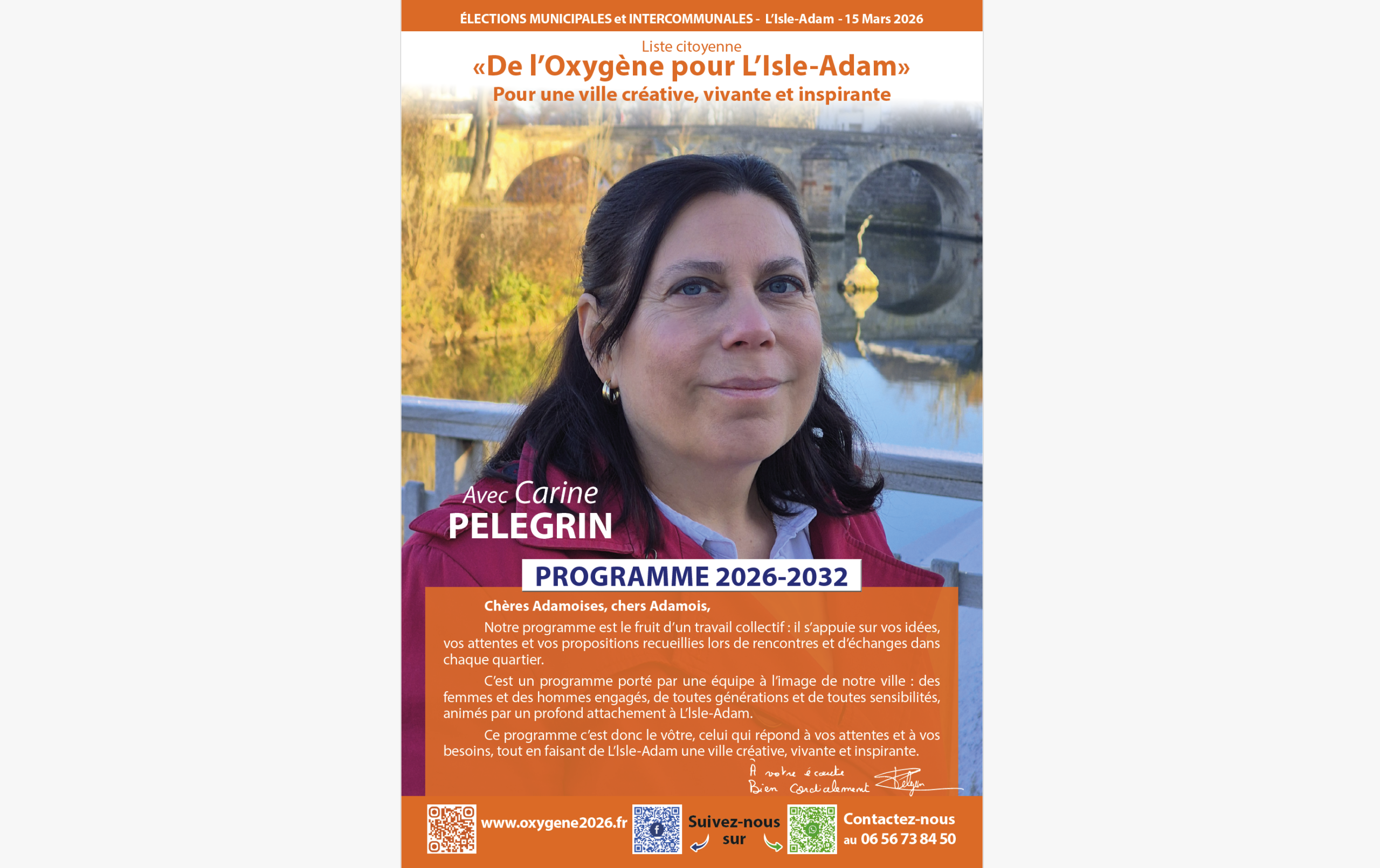 Notre programme pour L&rsquo;Isle-Adam